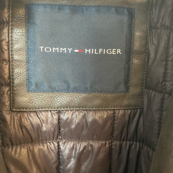 Tommy Hilfiger Faux Leather Jacket - NEVER WORN - M - Picture 7 of 8